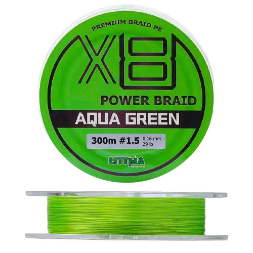 LITTMA X8 BRAID LINE (300M-Aqua Green)