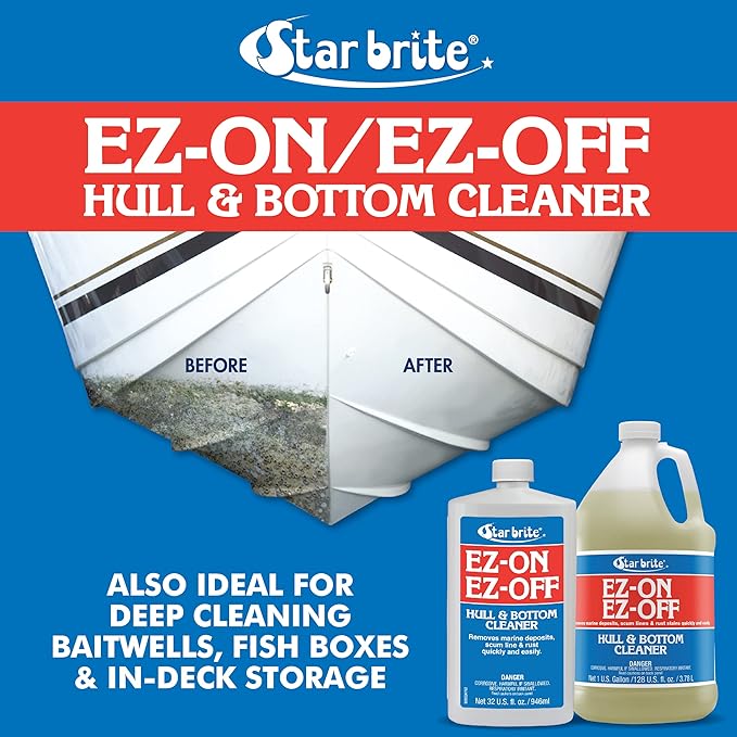 Star brite E-Z On E-Z Off Boat Bottom Hull Cleaner, 32 oz