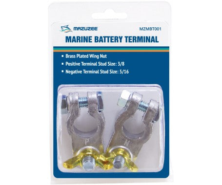 MARINE BATTERY WING NUT TERMINALS