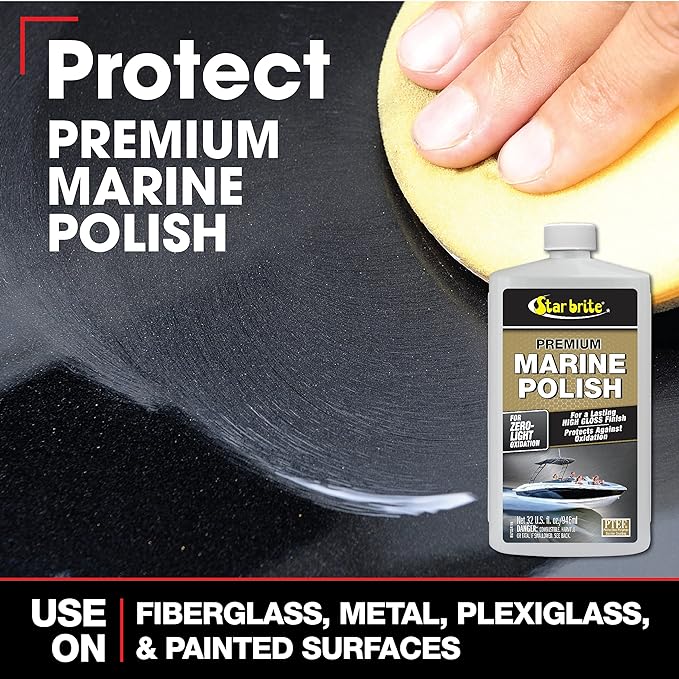 Star brite Premium Marine Polish - Zero to Light Oxidation, for a Long Lasting High Gloss Finish