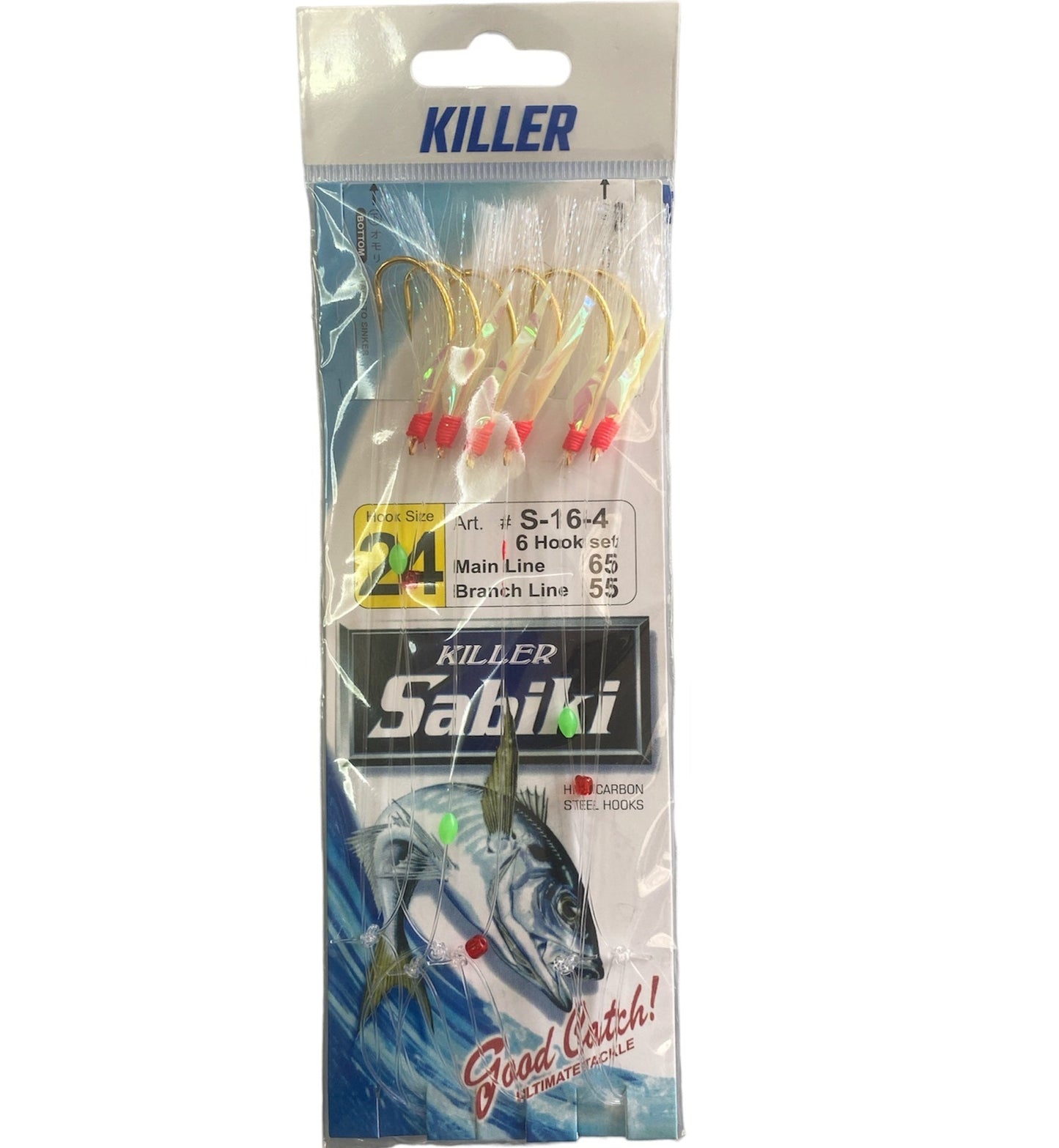 KILLER SABIKI S-16-4 (6 HOOKS)