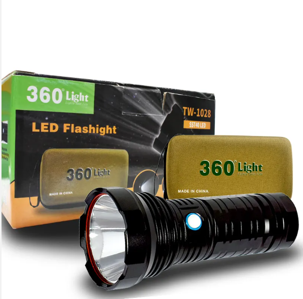 360 Light led flashlight Portable Outdoor Emergency