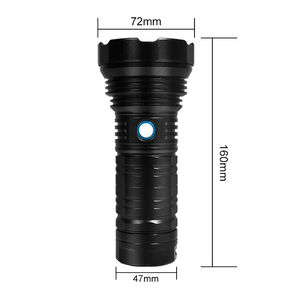 360 Light led flashlight Portable Outdoor Emergency