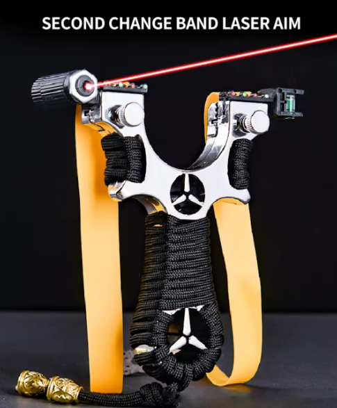 SLINGSHOT WITH LASER AND BALLS