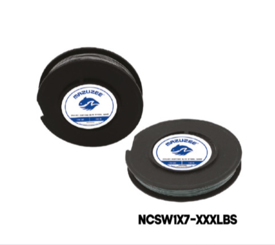 MAZUZEE - Nylon Coated S.S. Wire (1X7) In 100M Spool