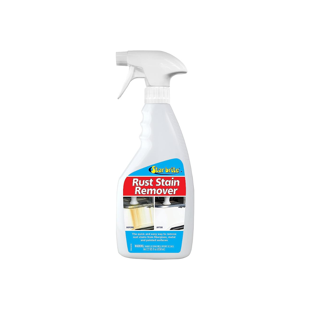 Star brite Rust Stain Remover - Instantly Dissolve Stains On Fiberglass, Vinyl, Fabric, Metal & Painted Surfaces - Removes Sprinkler Stains Too