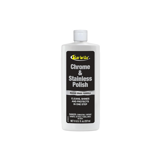 STAR BRITE 82708 Marine Grade Chrome & Stainless Steel Cleaner, Polish & Protectant