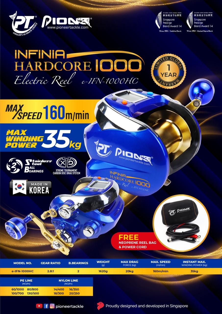 INFINA HARDCORE 1000 ELECTRIC REEL