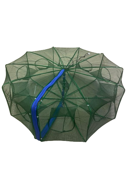 FOLDABLE FISHING TRAP NET 10 HOLES