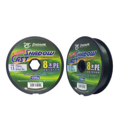 PIONEER Shadow Cast Dark Green 300m PE Power Braid Fishing Line