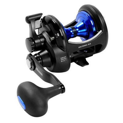 Okuma Solterra High Speed Lever Drag Reel SLX-15CSb  (Blue)