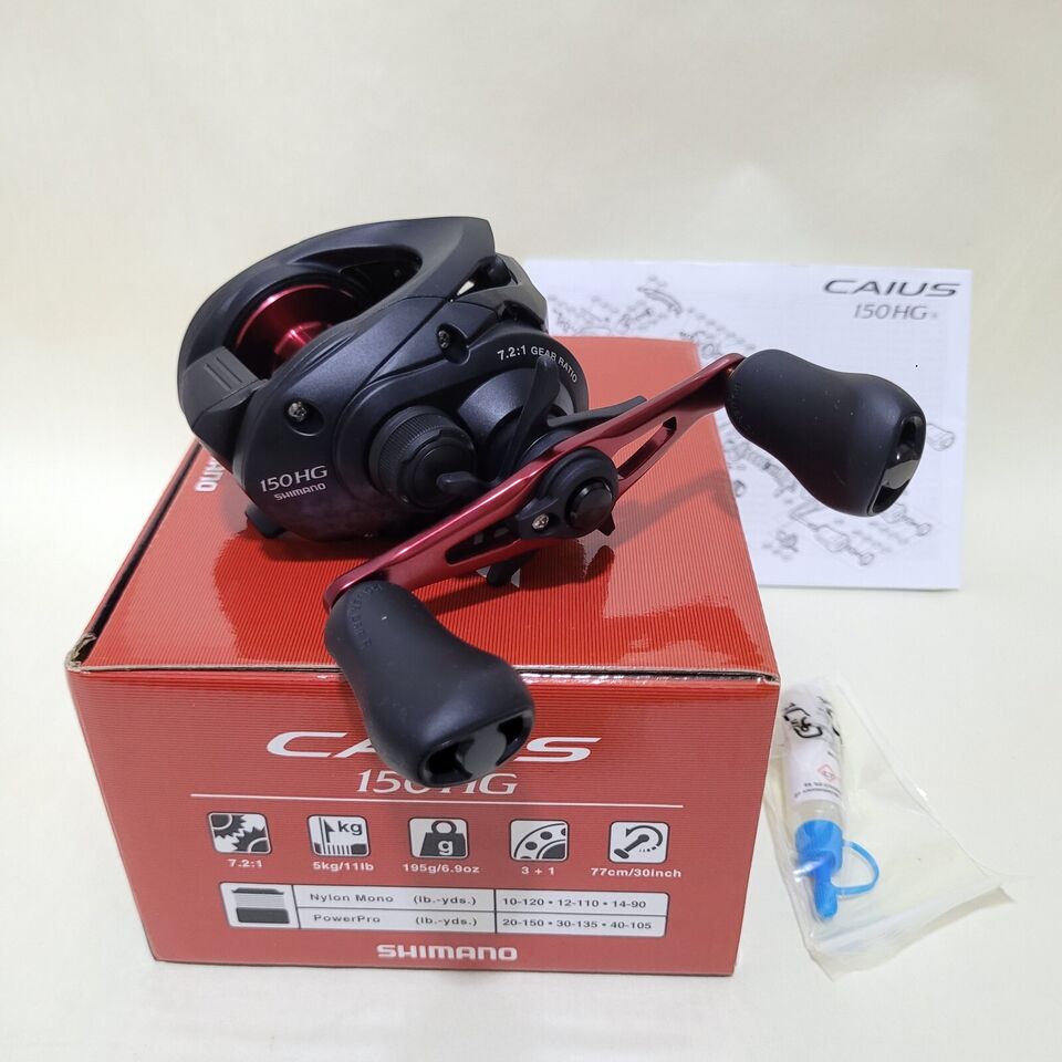 Shimano Caius 150HG Baitcasting Bass Casting Fishing Reel S3D